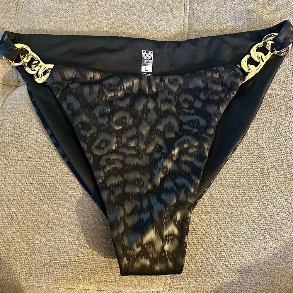 DIXXON leopard print Large swim bottoms